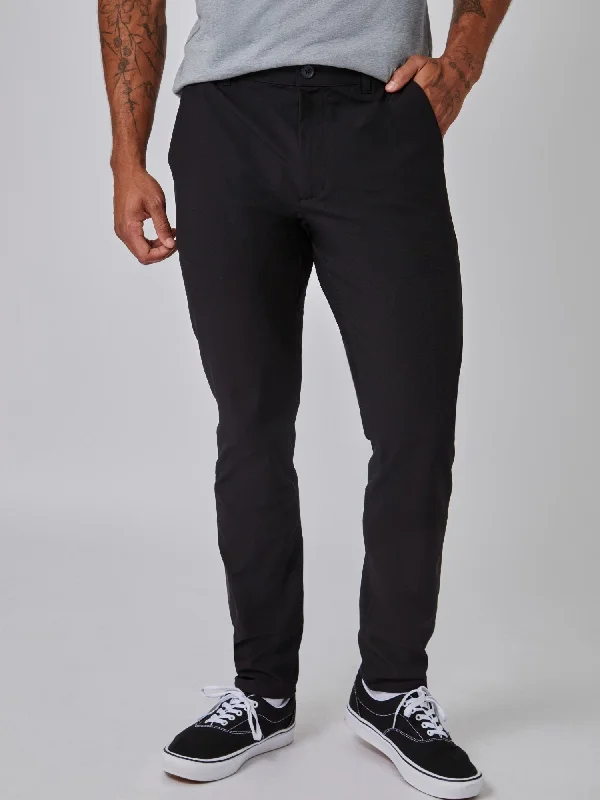 Black Stretch Tech Pant