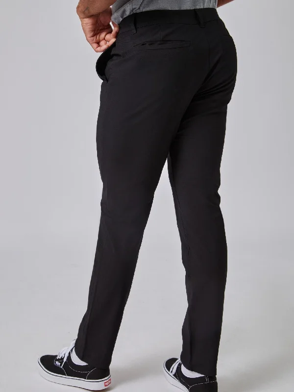 Black Stretch Tech Pant