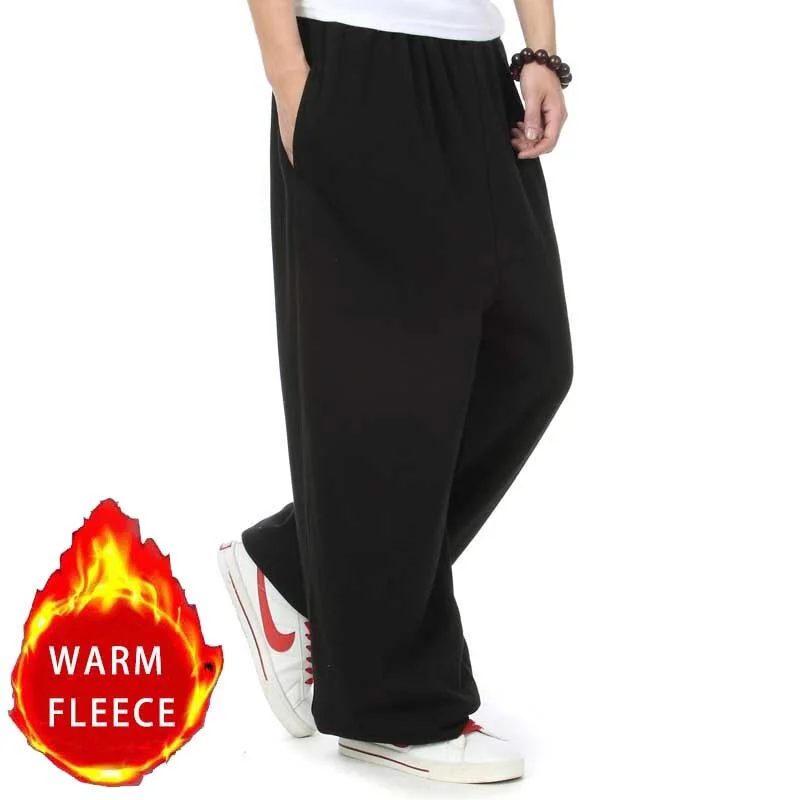 Bonsir Dance Hip Hop Sweatpants Harem Mens Joggers Pants Cotton Loose Baggy Sweat Pants Streetwear Trousers Wide Leg Men Clothes