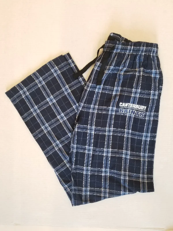 Men's Pajama Pants Plaid Navy