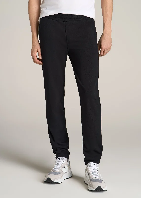 Wearever French Terry Sweatpants for Tall Men in Black