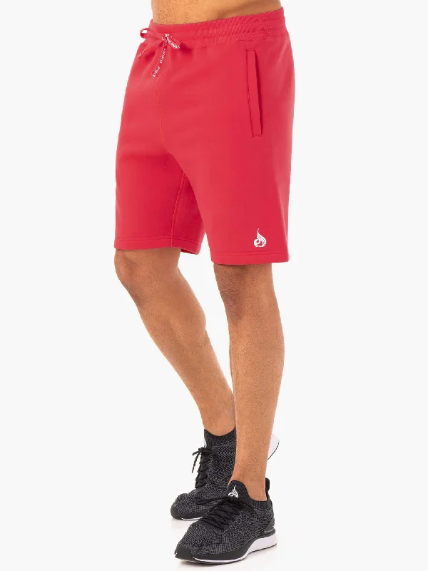 Recharge Track Short - Red