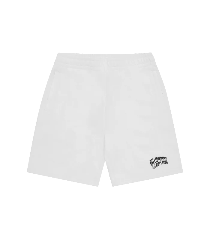 SMALL ARCH LOGO SHORTS - WHITE