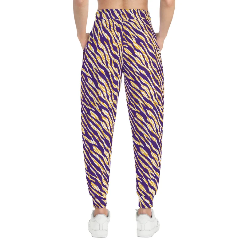 Athletic Joggers - Zebra Print