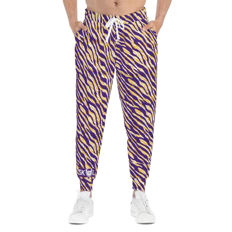 Athletic Joggers - Zebra Print