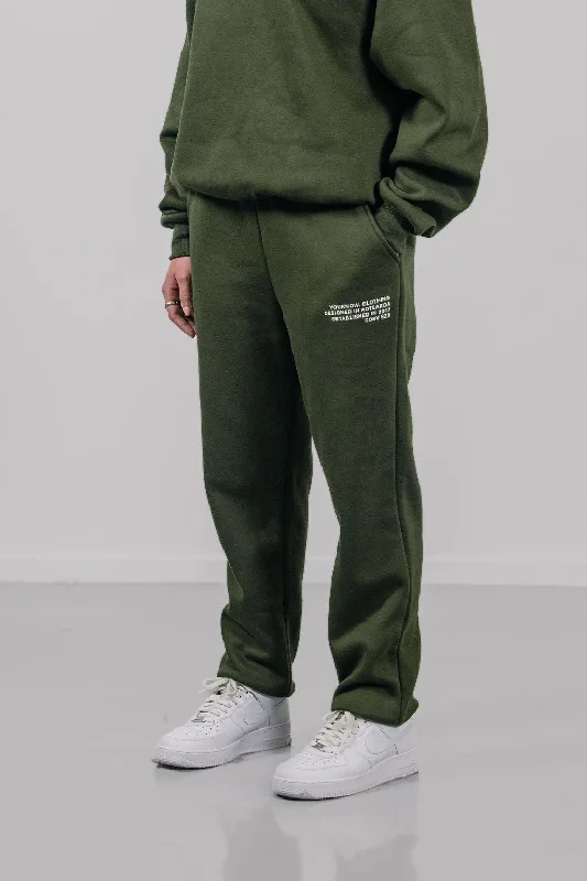 COSY SWEATPANTS | OLIVE