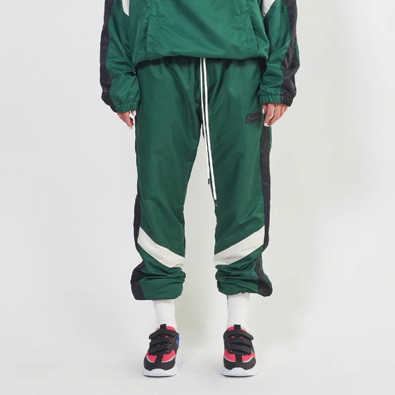 parachute track pant 2.5 / hunter green + black + ivory