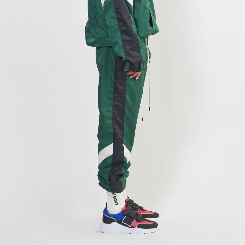 parachute track pant 2.5 / hunter green + black + ivory