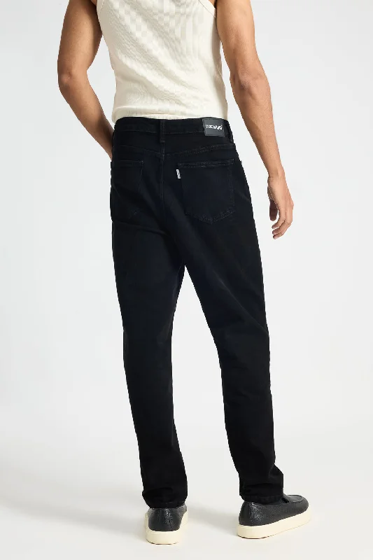 Sleek Black Mens Jeans