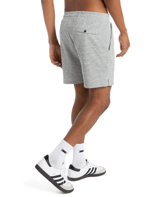 Waffle Shorts - Grey