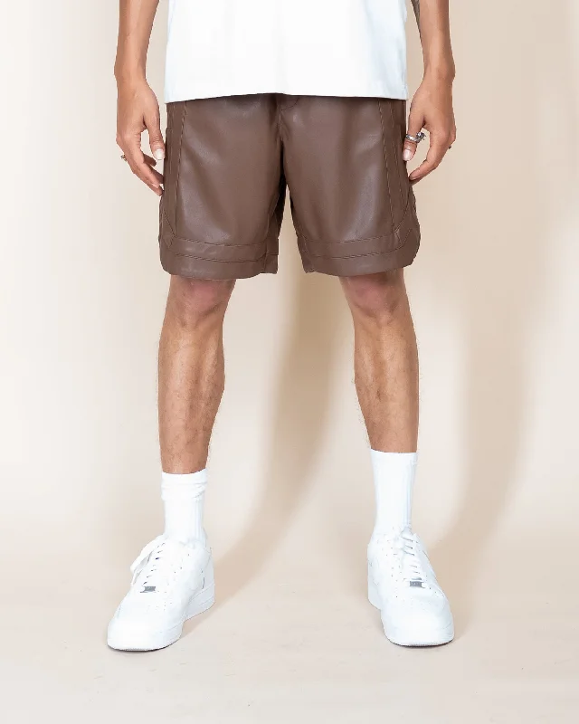 EPTM COURTSIDE SHORTS - BROWN