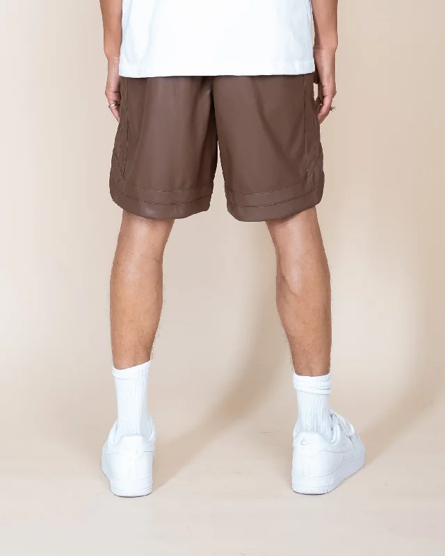 EPTM COURTSIDE SHORTS - BROWN