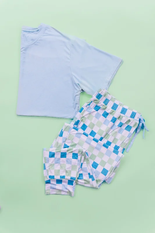 HIGH TIDE CHECKERS MEN'S DREAM JOGGER SET