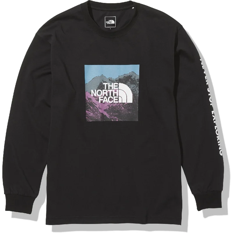 THE NORTH FACE ザ・ノースフェイス　ロングスリーブデジタルロゴティー（メンズ） L/S Digital Logo Tee  NT82137