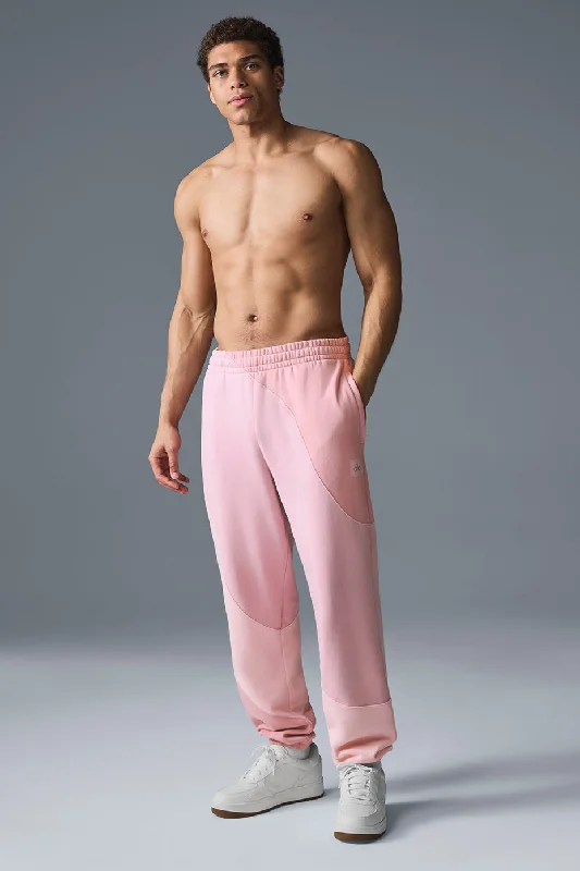 Make Waves Sweatpant - Sunset Pink Tonal