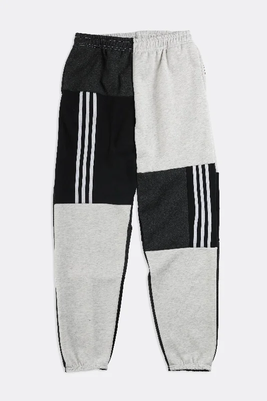 Unisex Rework Adidas Patchwork Sweatpants - M