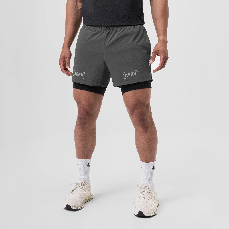 0761. Ripstop 5"" Liner Short - Space Grey