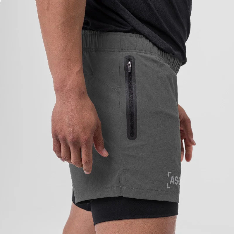 0761. Ripstop 5"" Liner Short - Space Grey