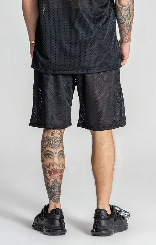 Black Goal Shorts