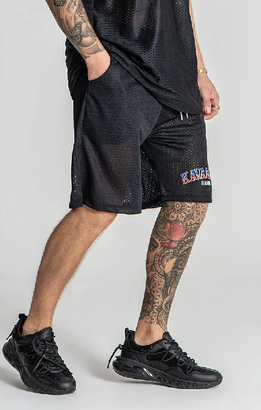 Black Goal Shorts