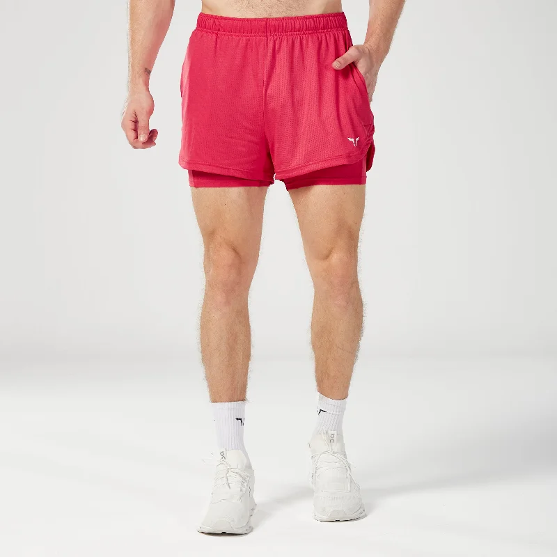 Core Mesh 2-in-1 5"" Shorts 2.0 - Teaberry