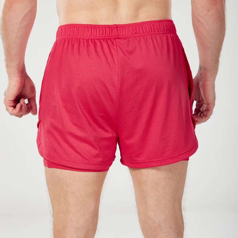 Core Mesh 2-in-1 5"" Shorts 2.0 - Teaberry