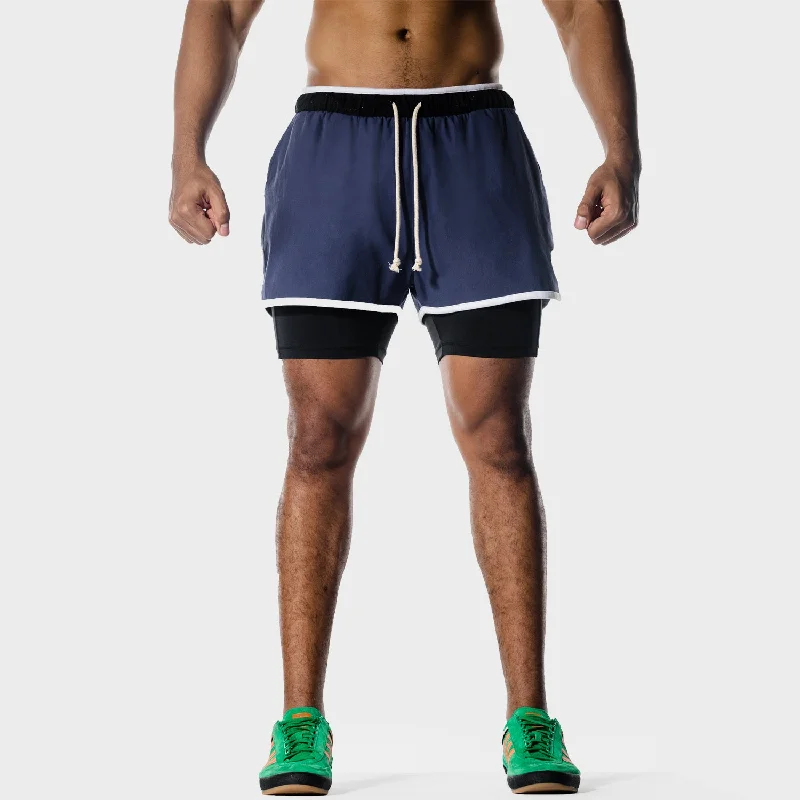 Golden Era 2-in-1 Shorts - Patriot Blue