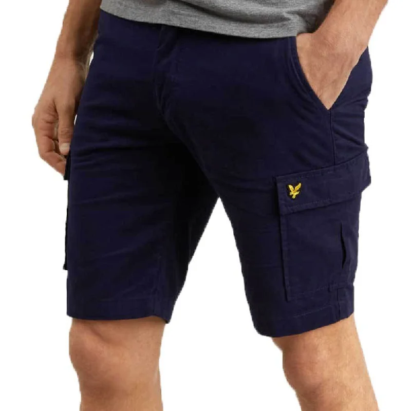 Lyle And Scott Cotton Cargo Shorts - Navy SH807V