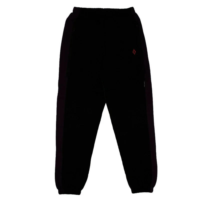 Marcelo Burlon Two Tone Sweatpants - Black