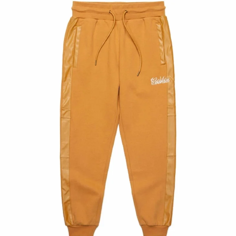 Men's Costa Nostra Fleece Sweatpant In Wheat