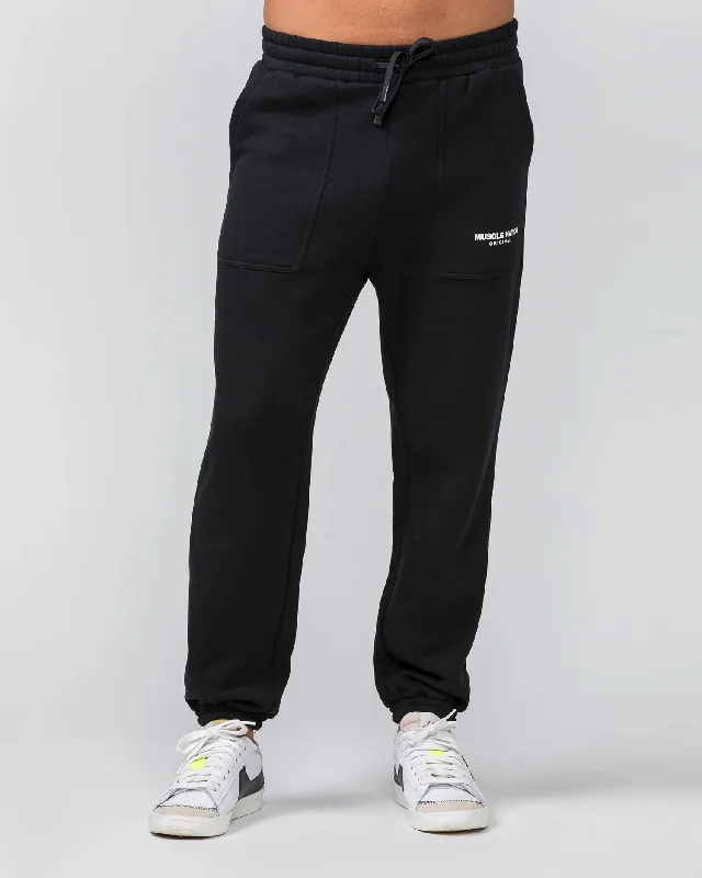 Muscle Nation | Worldwide Trackies - Black