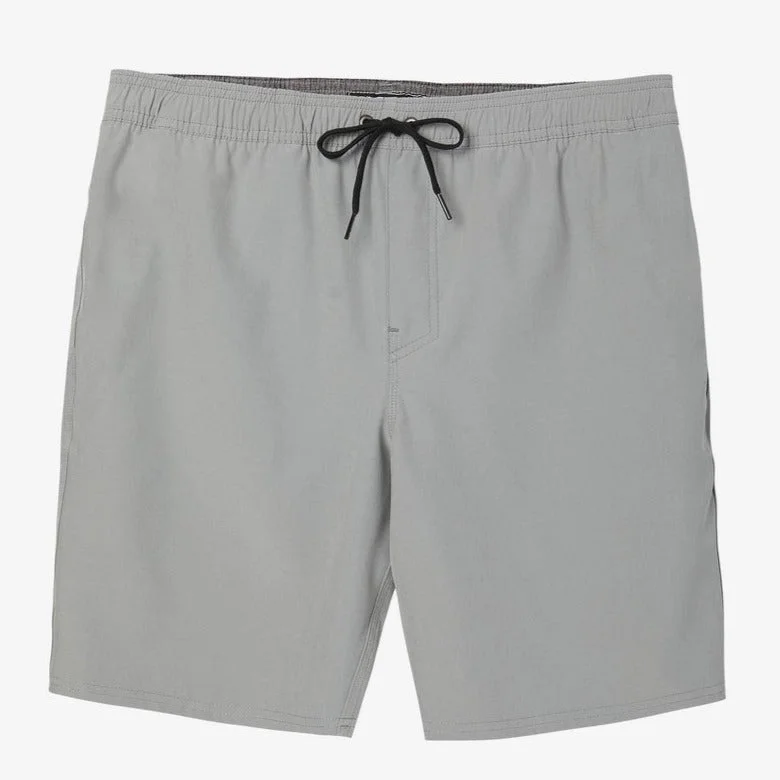 Oneill Reserve Elastic Waist Hybrid 18"" Shorts - Light Grey