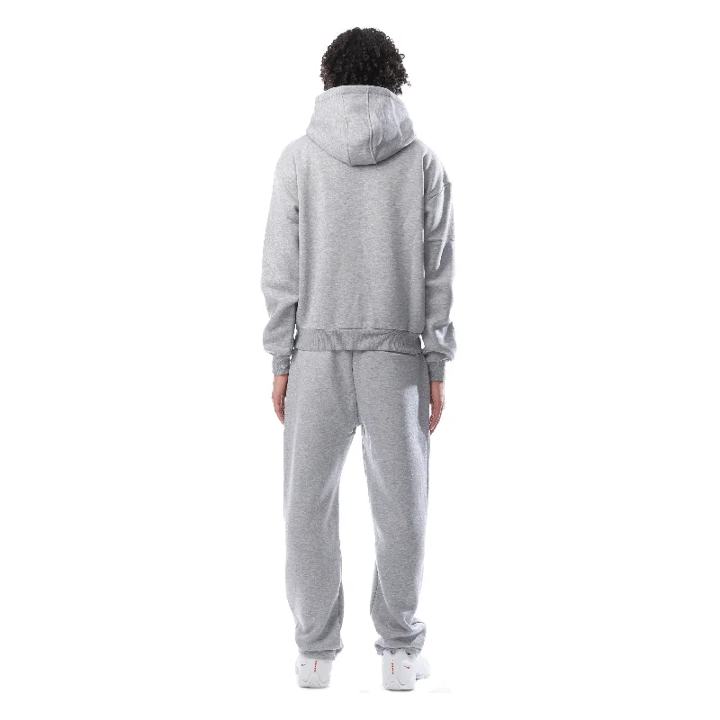 OPEN LEG JOGGER MELANGE GREY