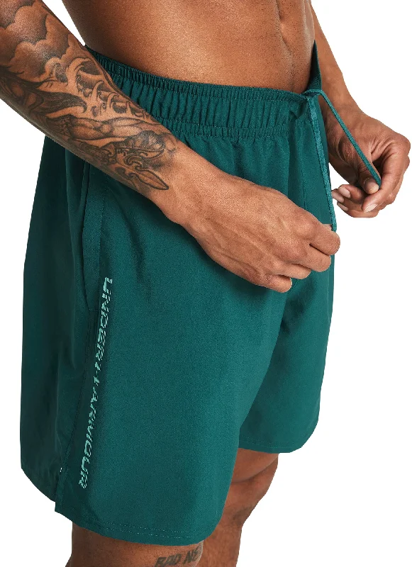 Under Armour Tech Woven Wordmark Mens Training Shorts - Green