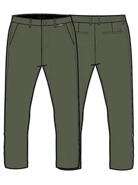 365 Organic Cotton Trouser - Dusty Olive