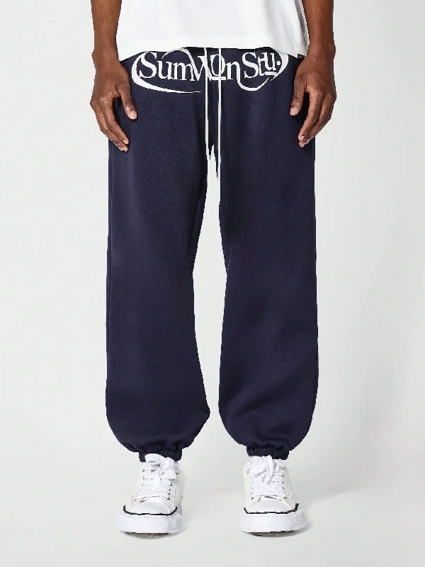 90s Jogger Pants With Front Graphic