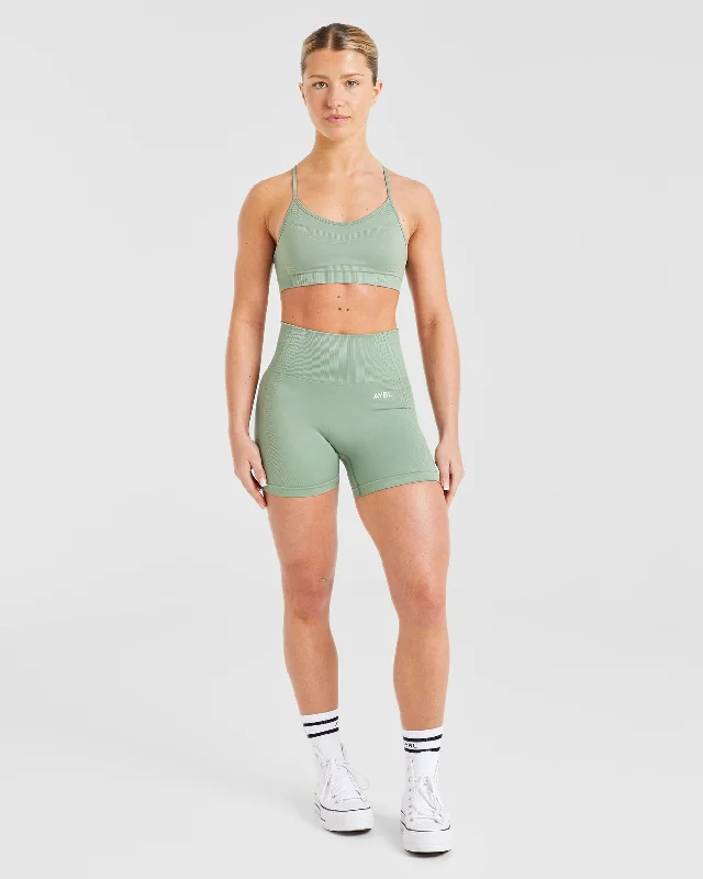 Balance V3 Seamless Shorts - Grove Green