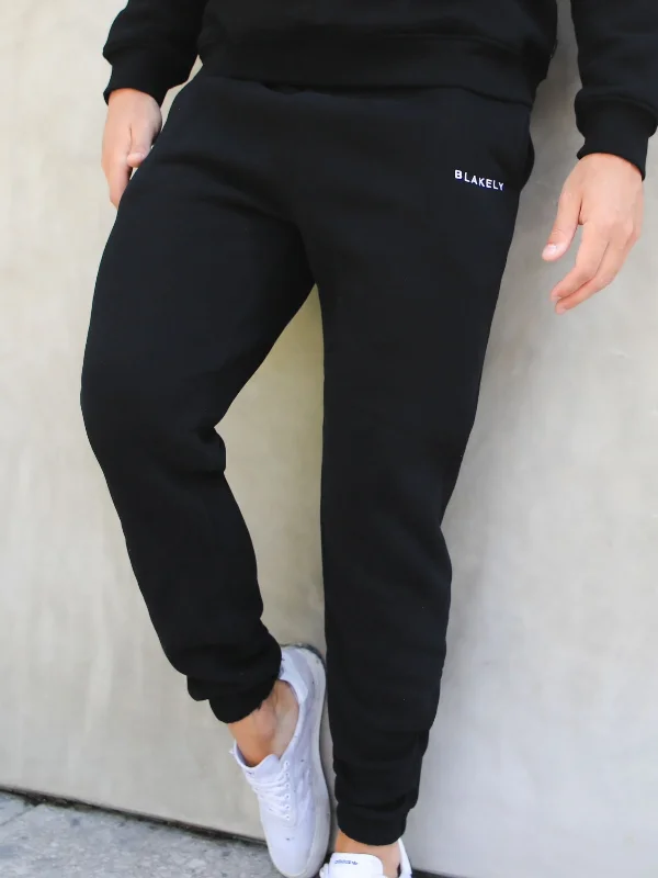 Series Relaxed Sweatpants - Black