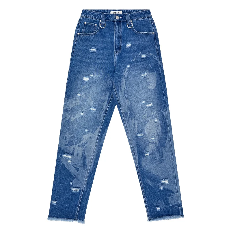 BOY ARCHIVE DENIM JEANS - MID BLUE