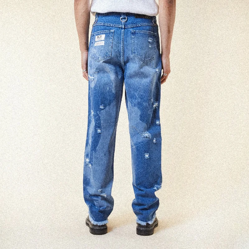 BOY ARCHIVE DENIM JEANS - MID BLUE