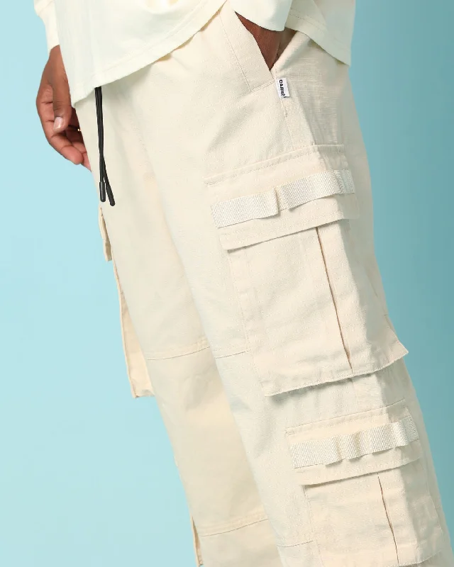 Carré Boonie Cargo Jogger Off White