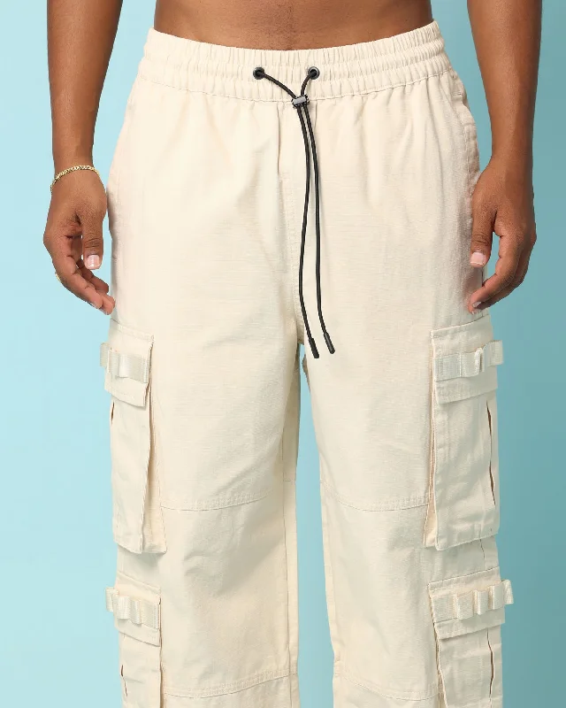 Carré Boonie Cargo Jogger Off White