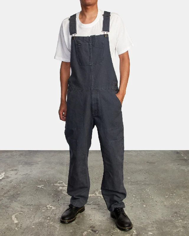 Chainmail Relaxed Fit Overalls - Garage Blue