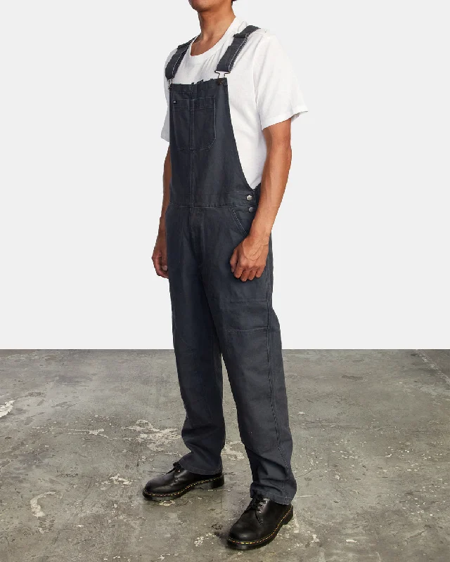 Chainmail Relaxed Fit Overalls - Garage Blue