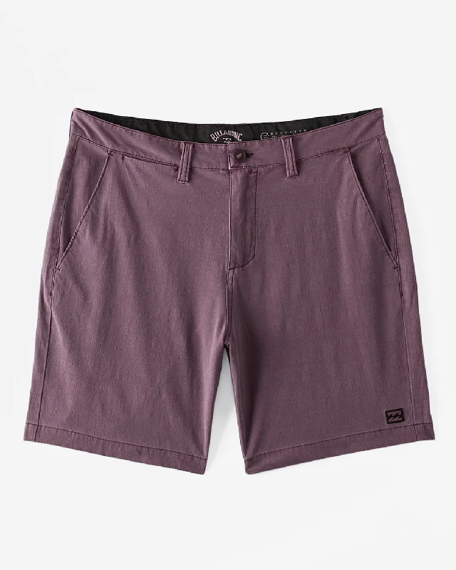 Crossfire Wave Washed 18"" Hybrid Submersible Shorts - Purple Gumdrop