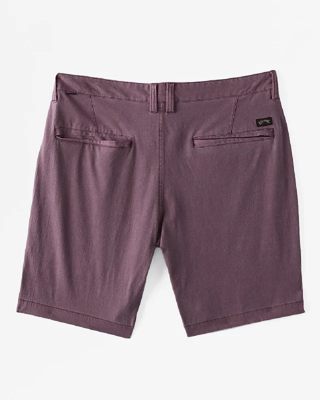 Crossfire Wave Washed 18"" Hybrid Submersible Shorts - Purple Gumdrop