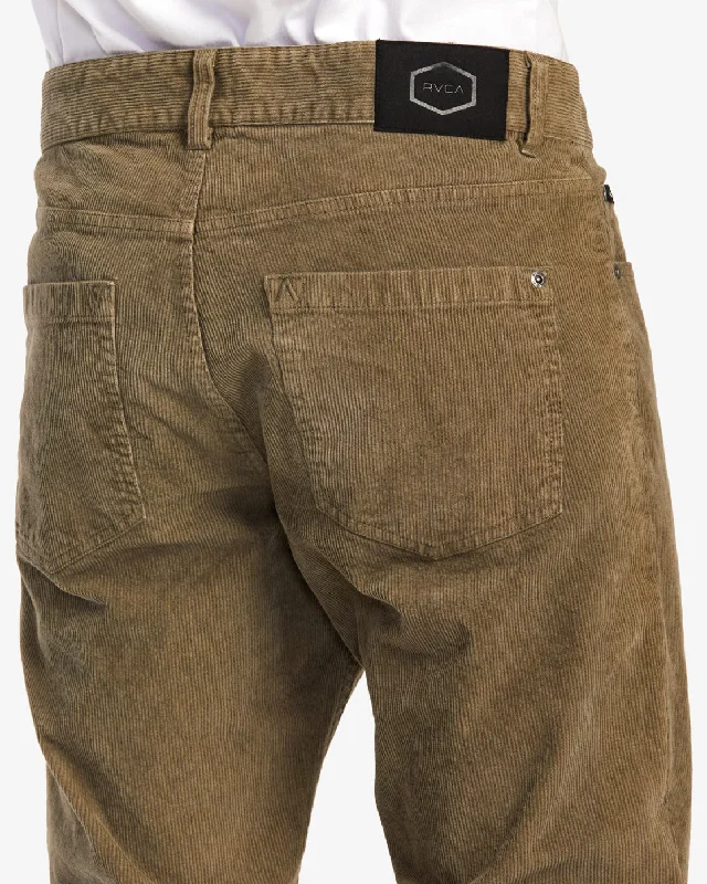 Daggers Pigment Corduroy Pants - Olive