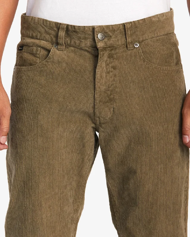 Daggers Pigment Corduroy Pants - Olive