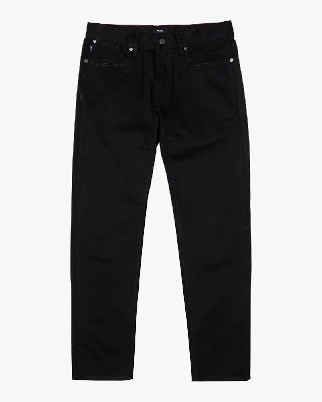 Daggers Slim Fit Denim Jeans - Black Black