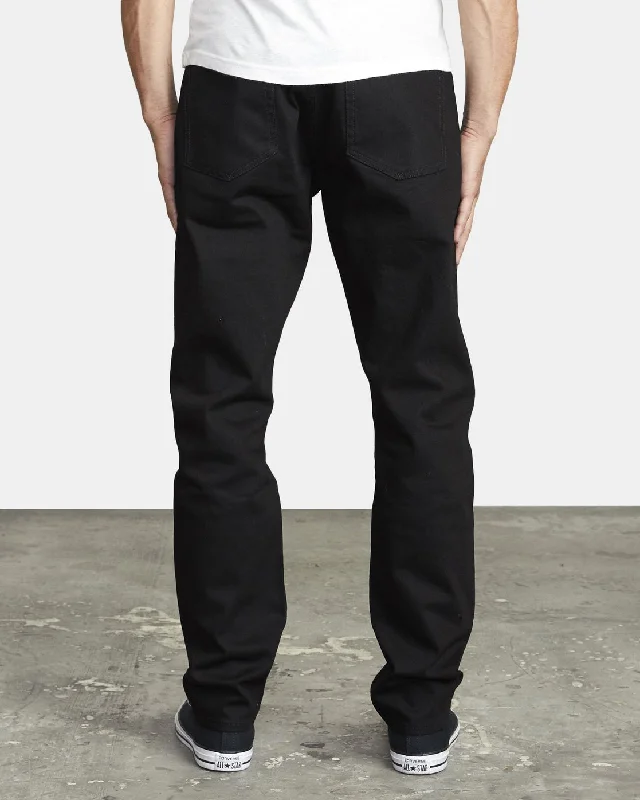 Daggers Slim Fit Denim Jeans - Black Black